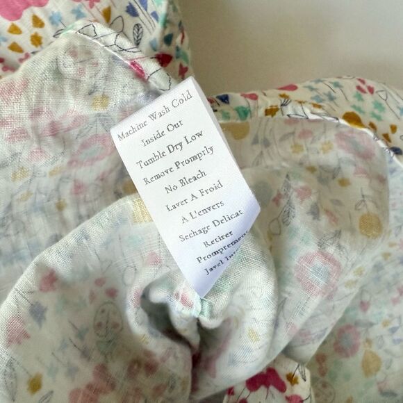 Frank & Eileen “Eileen” Italian Linen Floral Button Down Shirt *EUC* size M - Picture 13 of 14